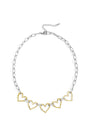 Stainless Steel Chain Necklaces Heart Casual Daily Simple Series Women's jewelry
