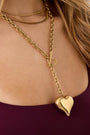 Stainless Steel Pendant necklaces Heart Casual Daily  Women's jewelry