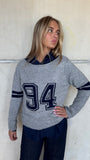 Trui Knitted 94 Grijs-Blauw