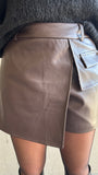 Skort Ambika Pu Donkerbruin
