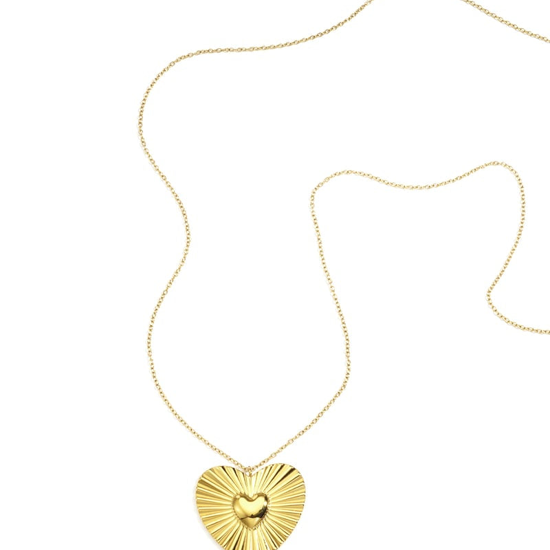Stainless Steel Pendant necklaces Heart Casual Daily Simple Series Women's jewelry