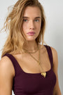 Stainless Steel Pendant necklaces Heart Casual Daily  Women's jewelry
