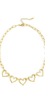 Stainless Steel Chain Necklaces Heart Casual Daily Simple Series Women's jewelry