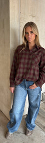 Blouse Sparkle Bordeaux