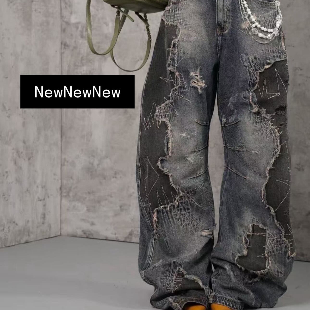 Jeans balloon Grey Land