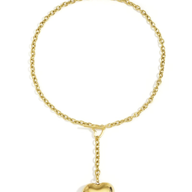 Stainless Steel Pendant necklaces Heart Casual Daily  Women's jewelry