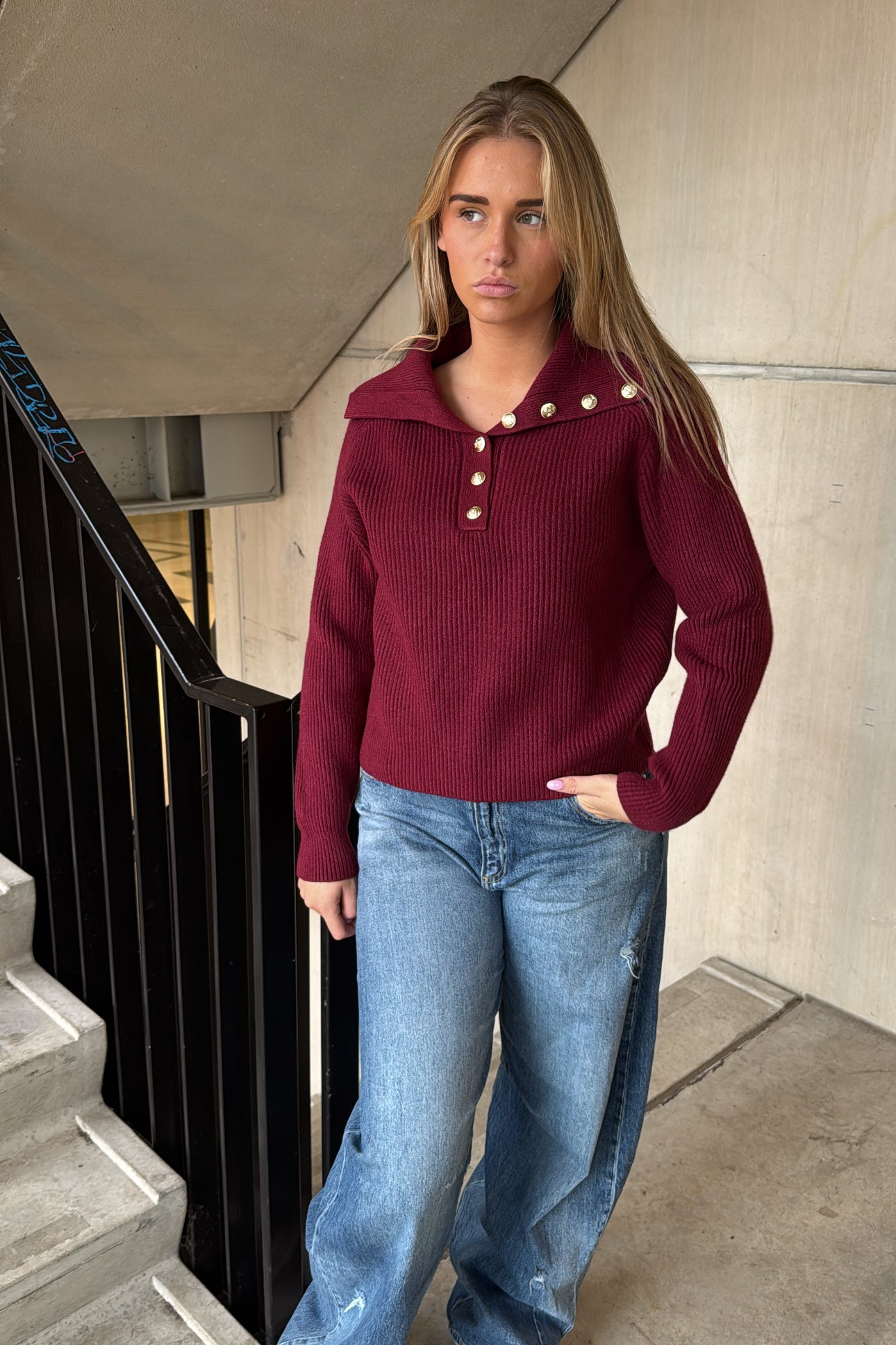 Trui Ambika Jacky Bordeaux