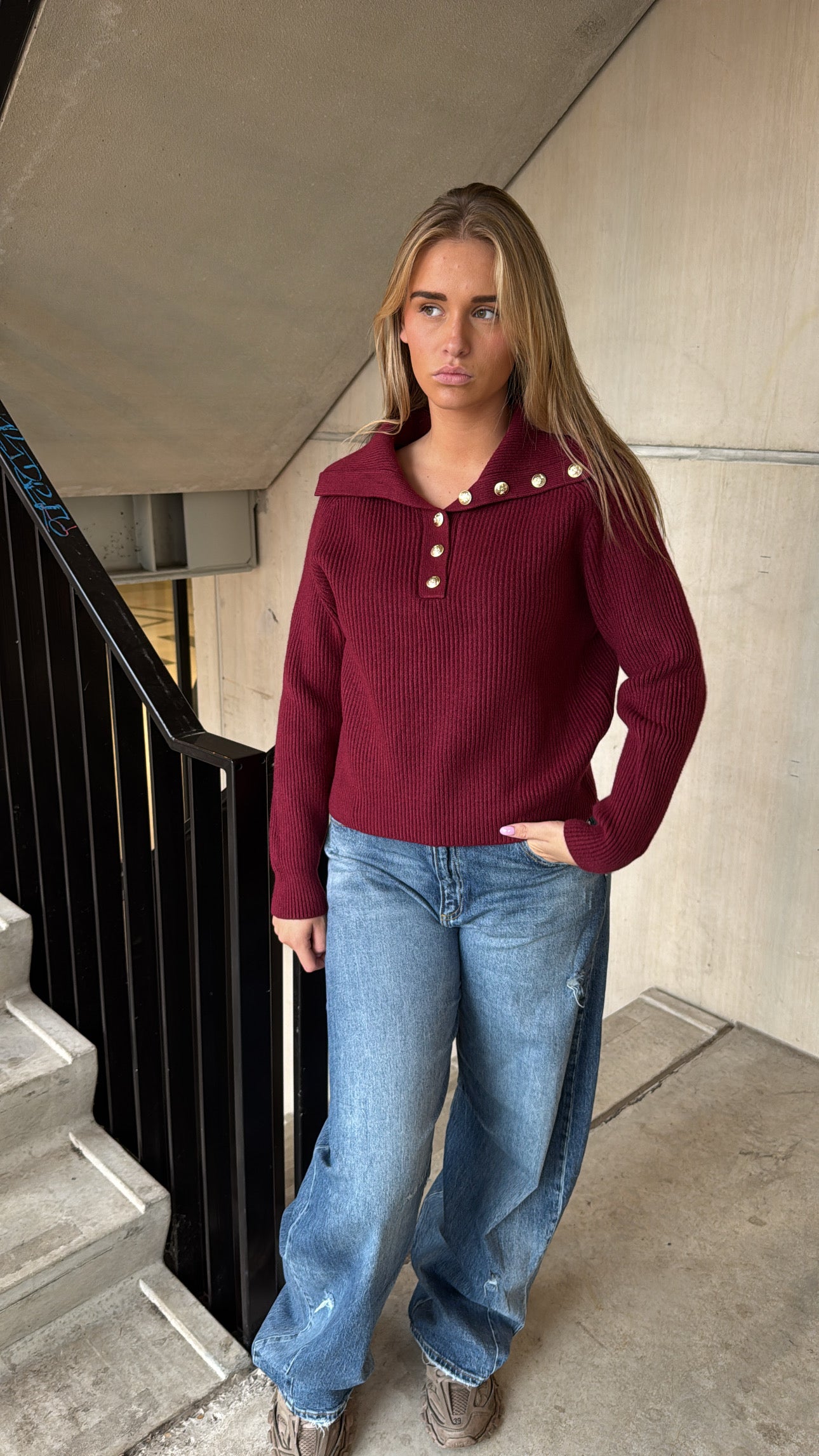 Trui Ambika Jacky Bordeaux