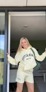 2 Delige Set Comfy Shorts Geel
