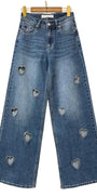 Queen Hearts Jeans Bleu Hearts