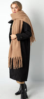 Sjaal Cosy It Is Camel