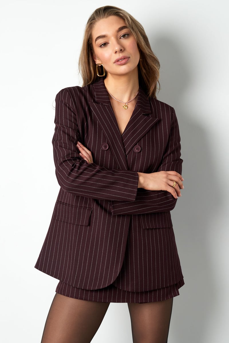 Pinstripe Blazer