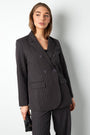Pinstripe Blazer