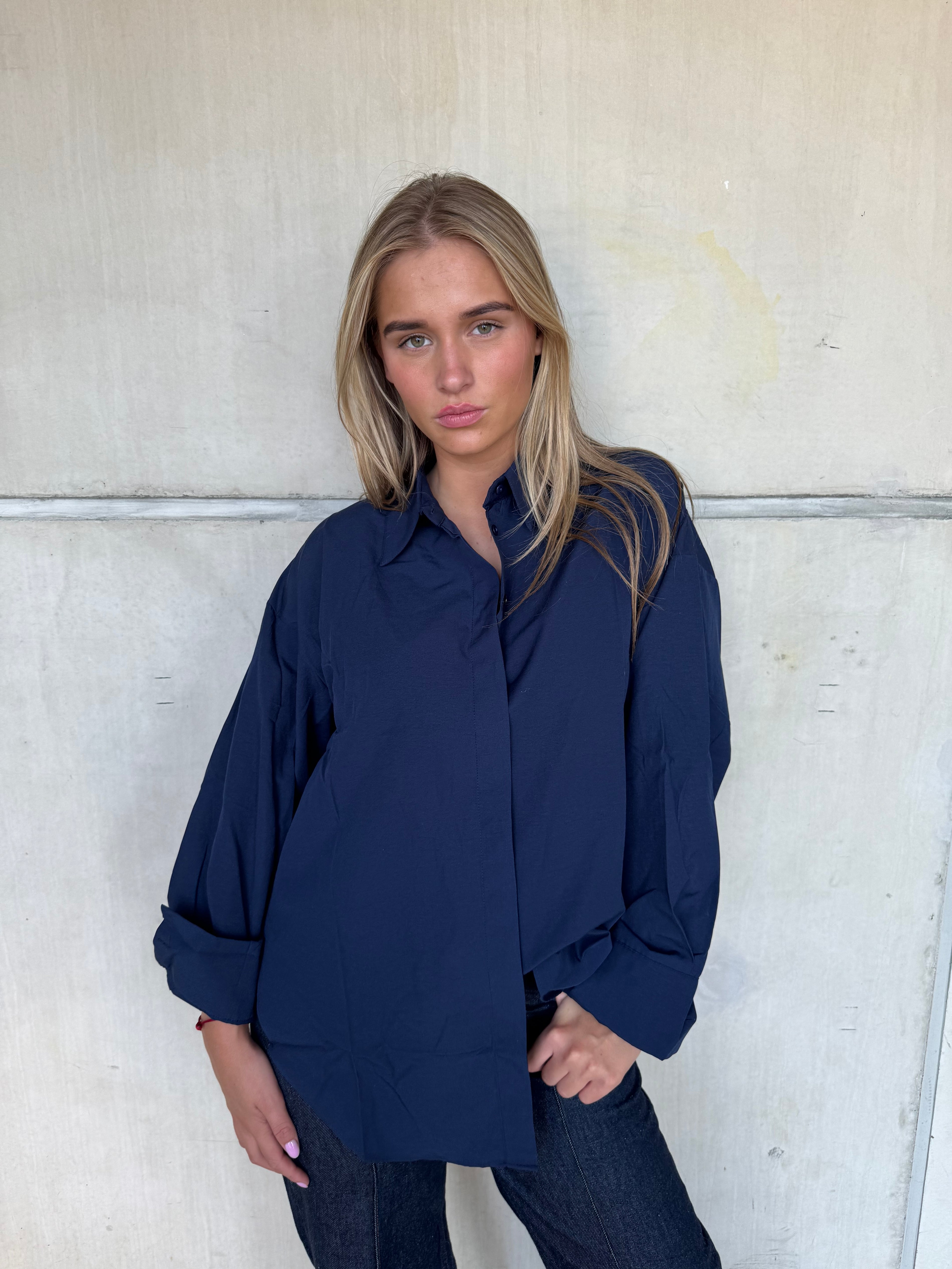 Blouse Eloise Donker Blauw