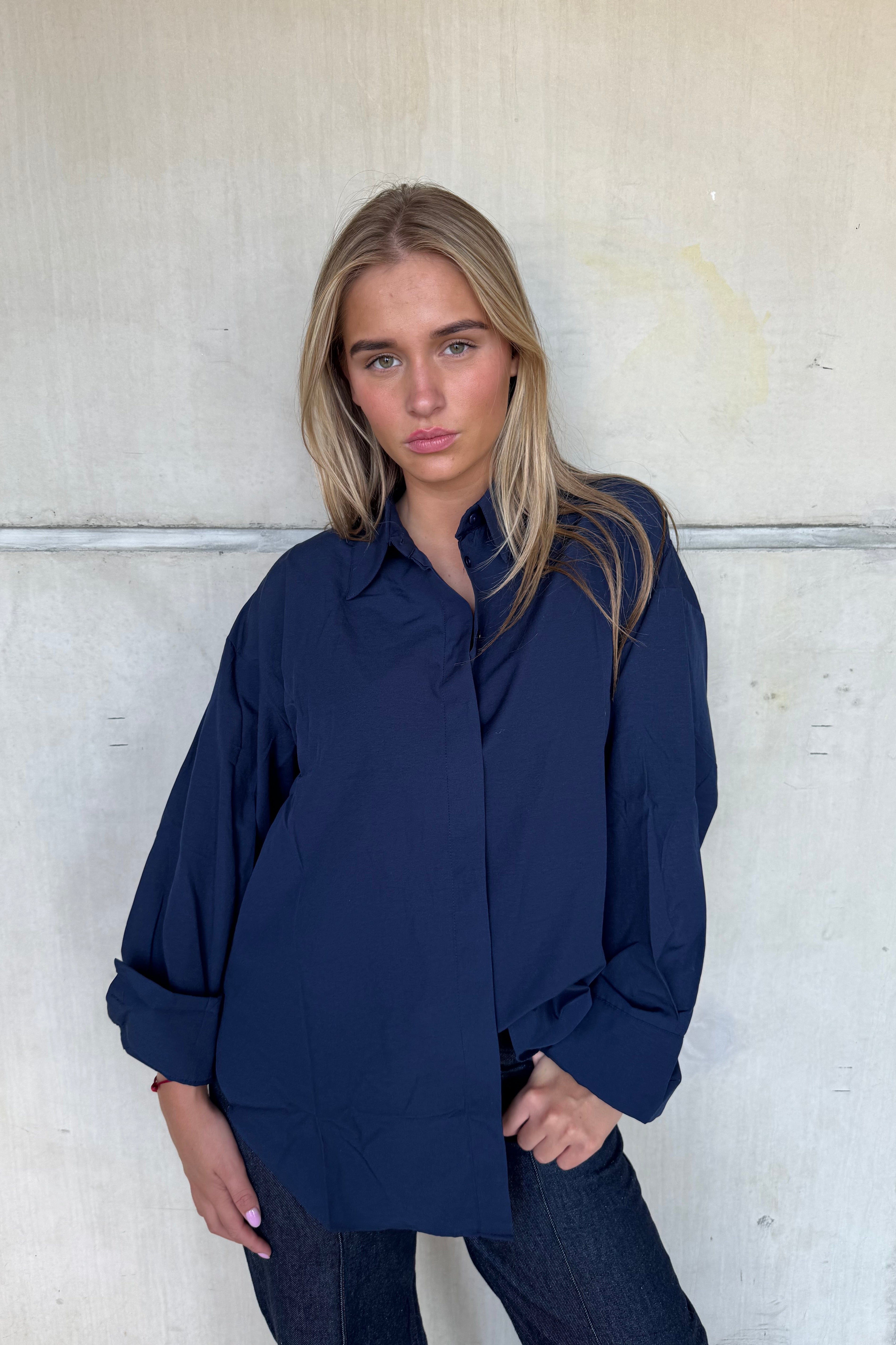 Blouse Eloise Donker Blauw