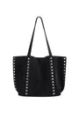 Tote Bags Rivet Casual PU Daily Accessories
