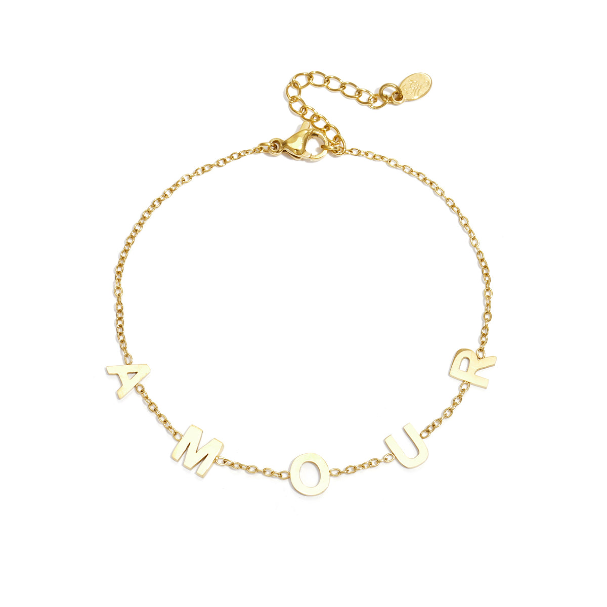 Bracelet amour chunky letters