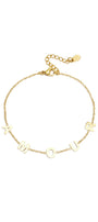 Bracelet amour chunky letters