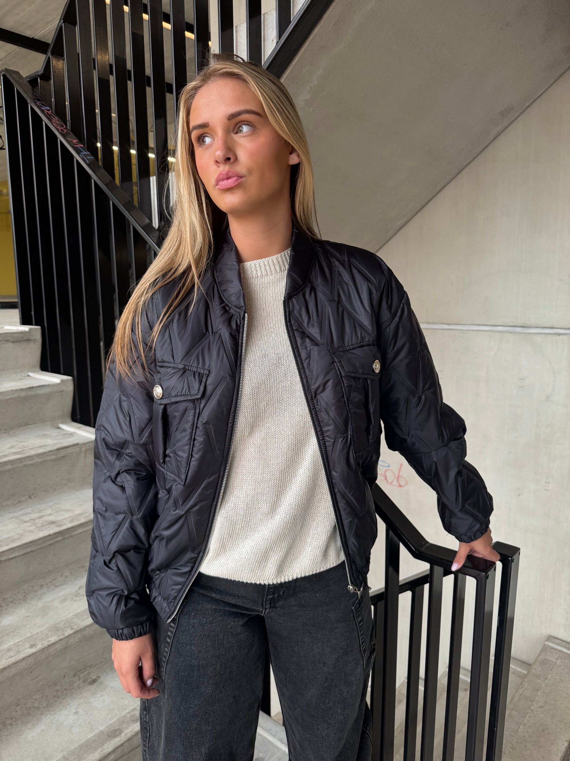 Bomber Jasje Lexi Zwart