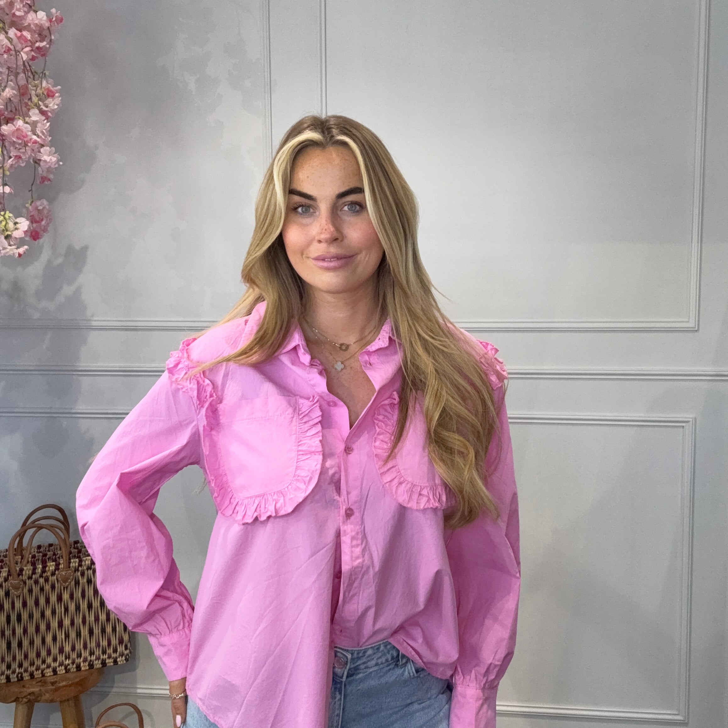 Ambika Blouse Roze