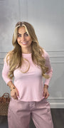 Ambika Basic Top Roze — one size t/m maat 40, veelzijdig te combineren | IZANI
