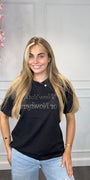 T-Shirt Zwart Met Studs