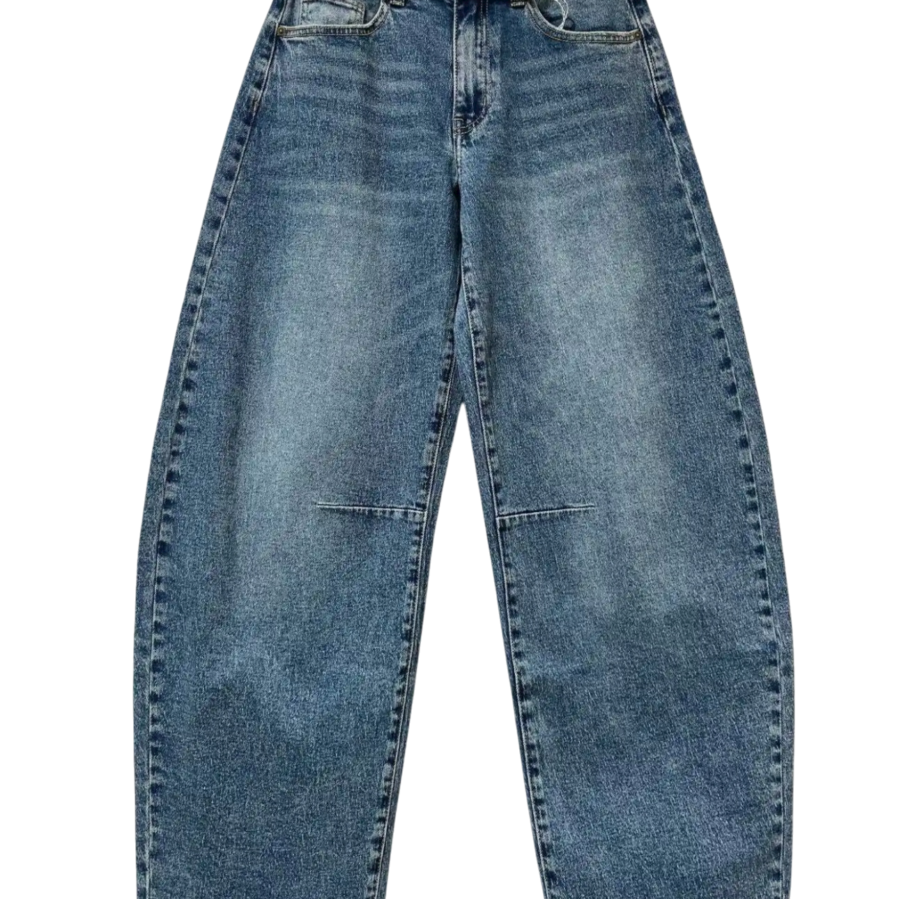 Balloon Jeans Light Washing