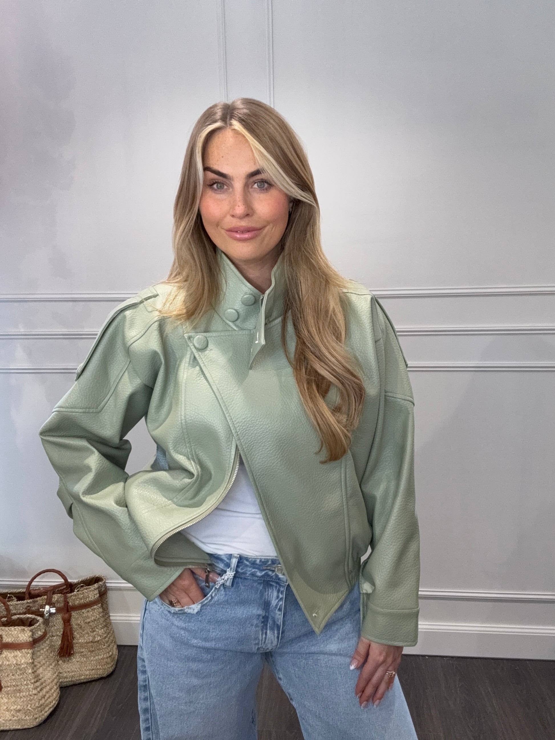 Jasje Ambika Vegan Leer Groen Ambika