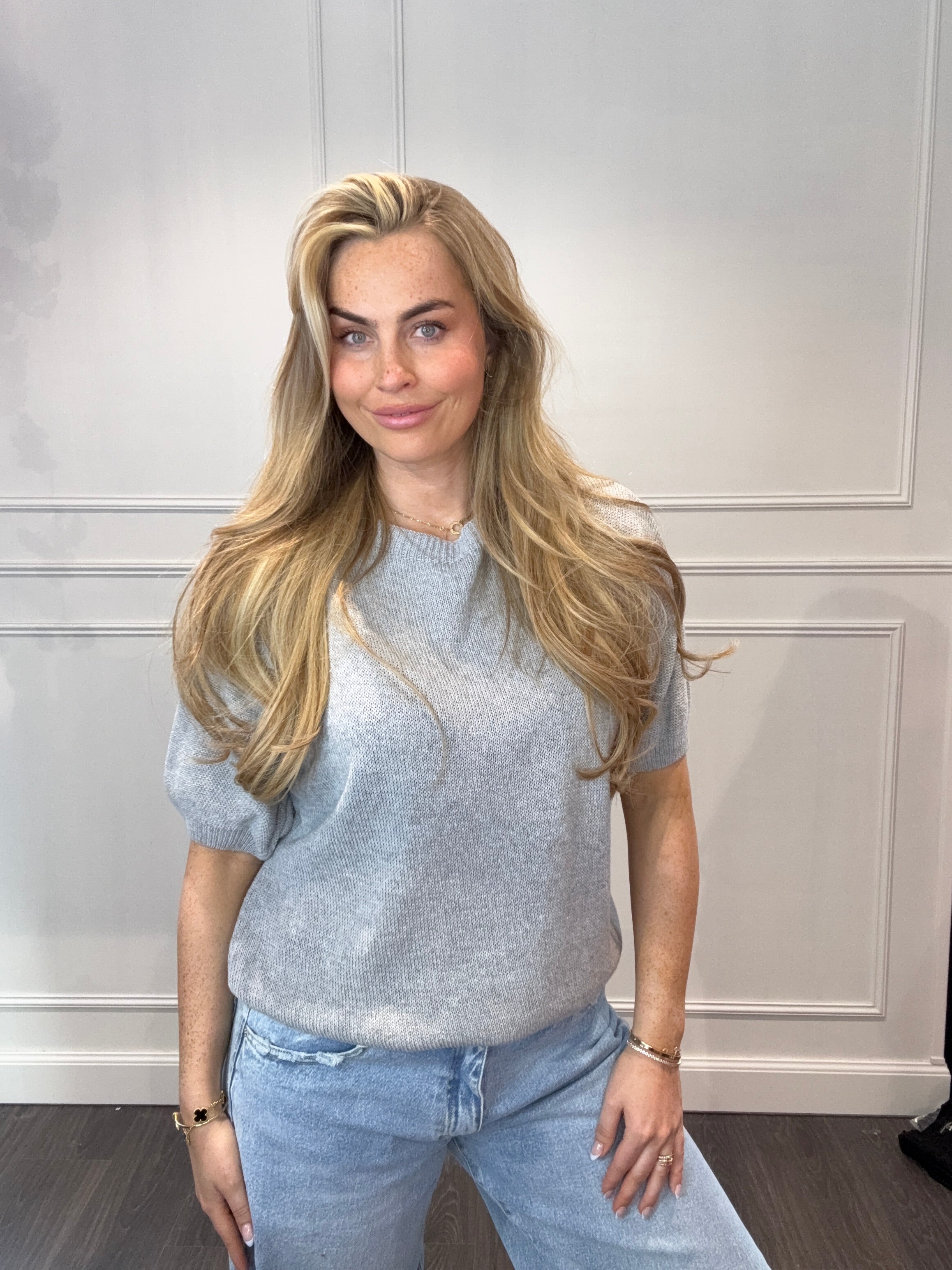 Mandy Jane Top Grijs