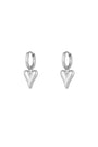stainless steel heart shaped earrings