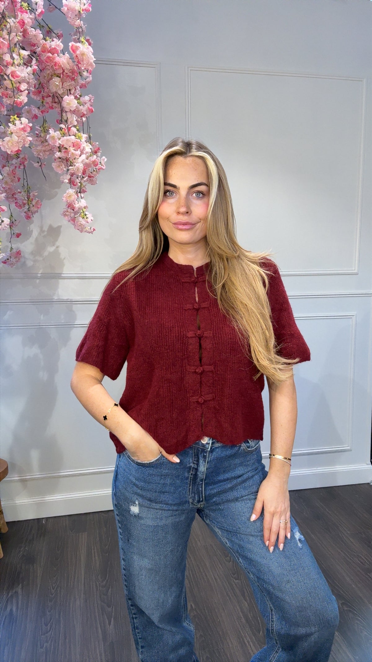 Vest Ambika Bordeaux