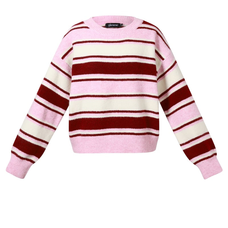 Polyester fiber (polyester) Knit sweaters Stripes Casual Fall/Winter  Clothes