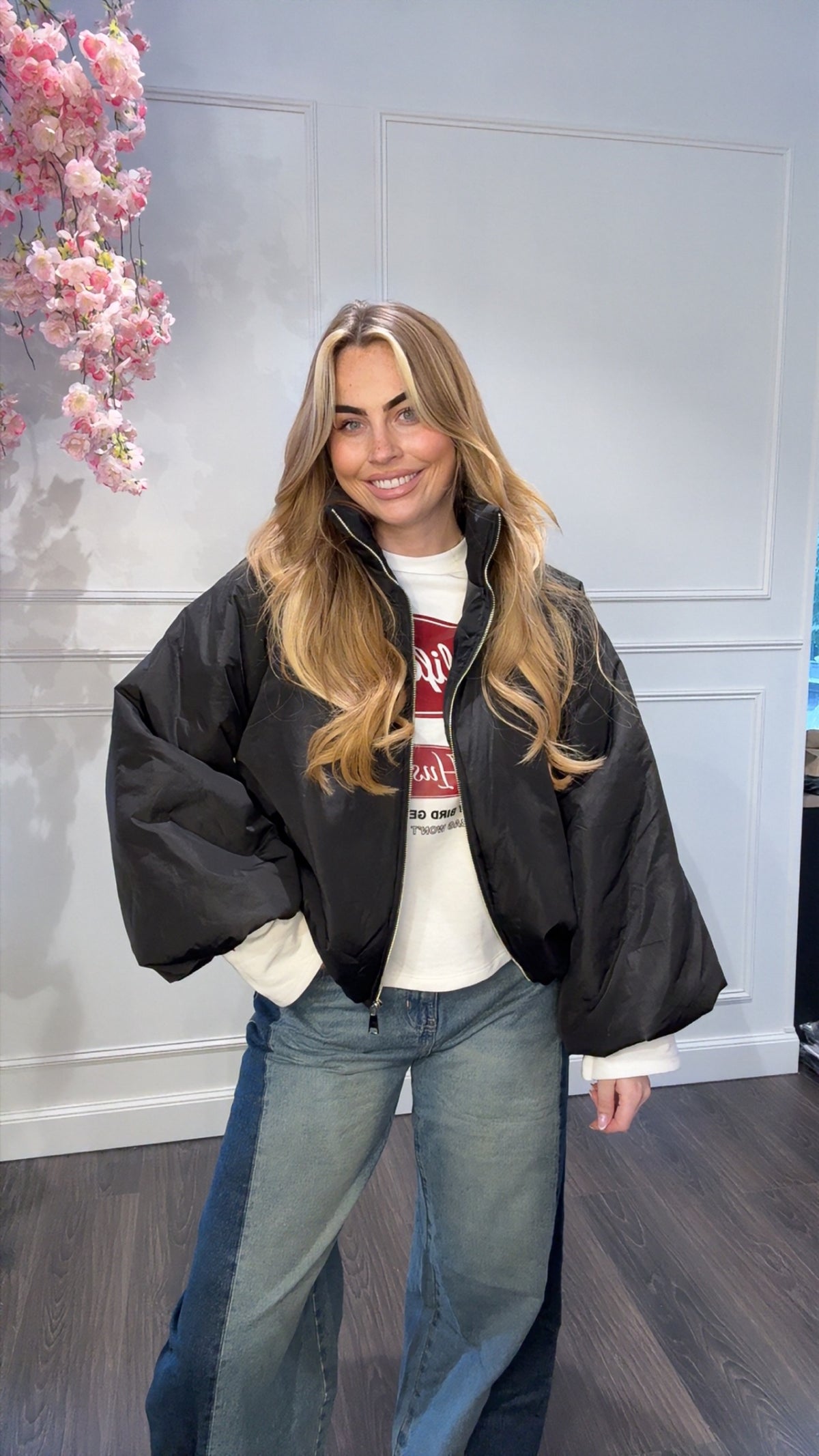 Jas Bomber Zwart Sammy