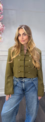 Jas Blazer Ambika Army Groen Kapitein