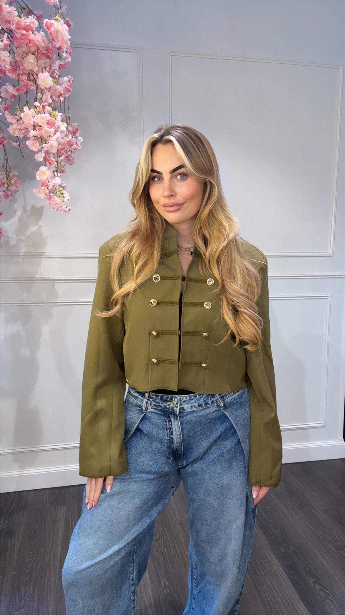 Jas Blazer Ambika Army Groen Kapitein