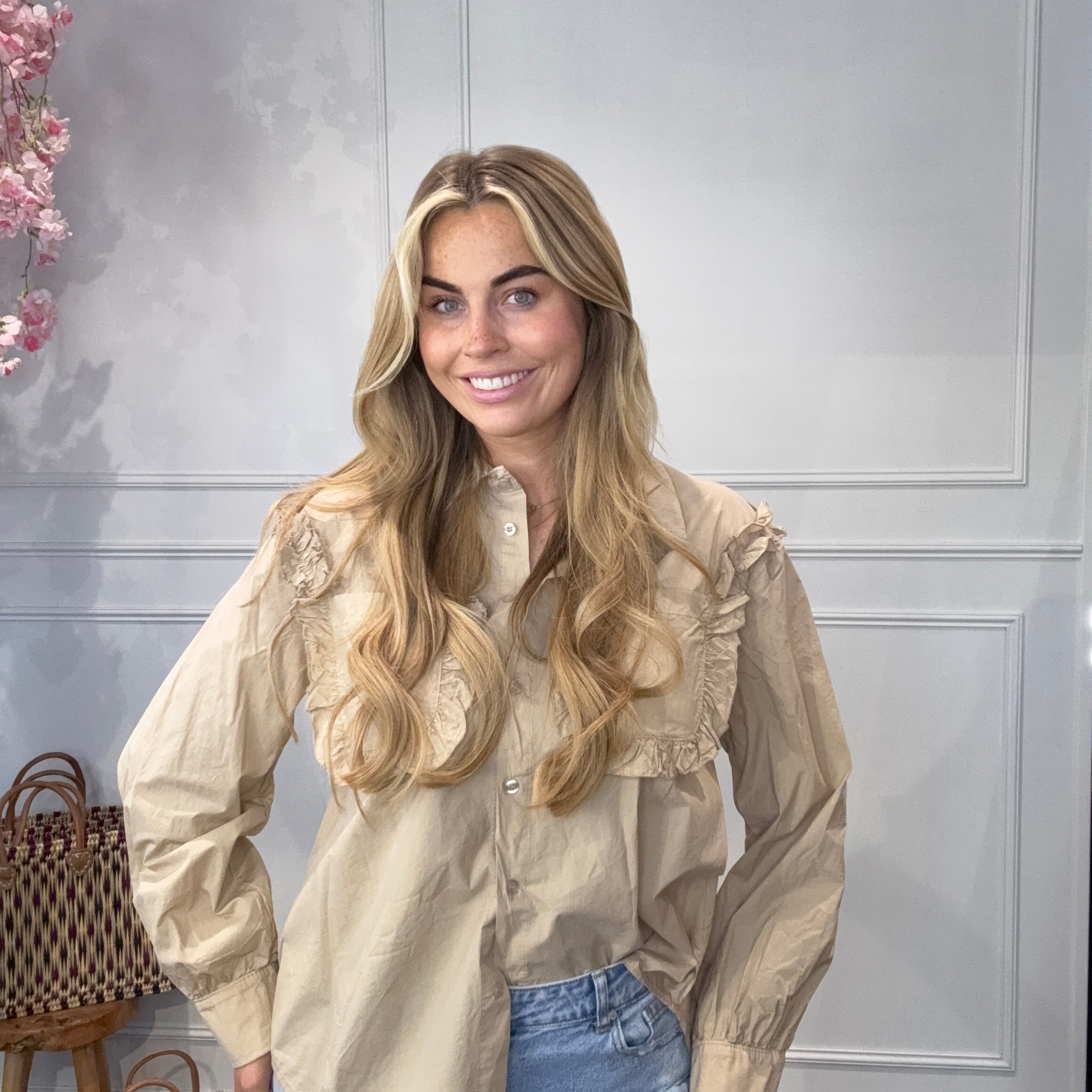 Ambika Blouse Oker Geel