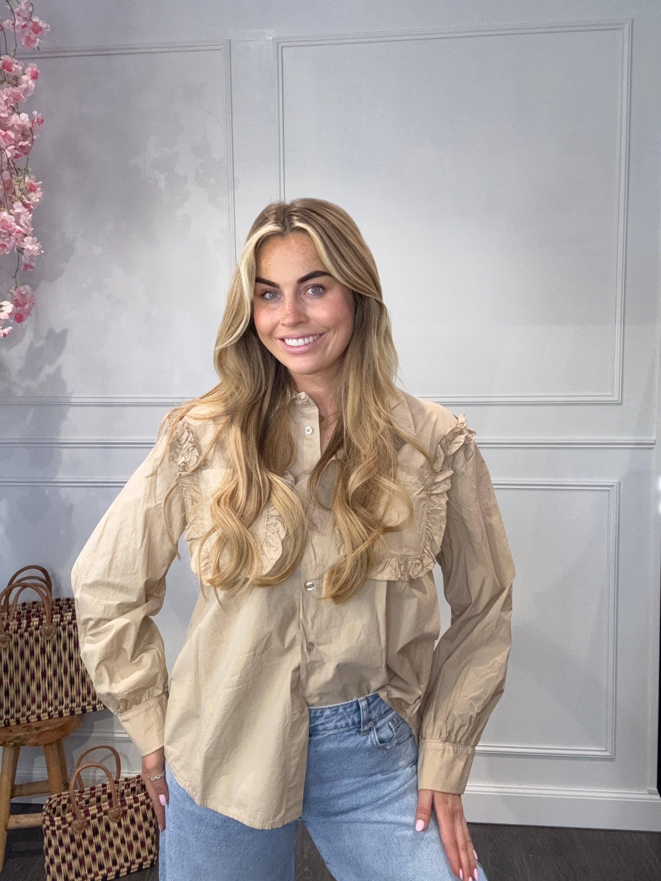 Ambika Blouse Oker Geel
