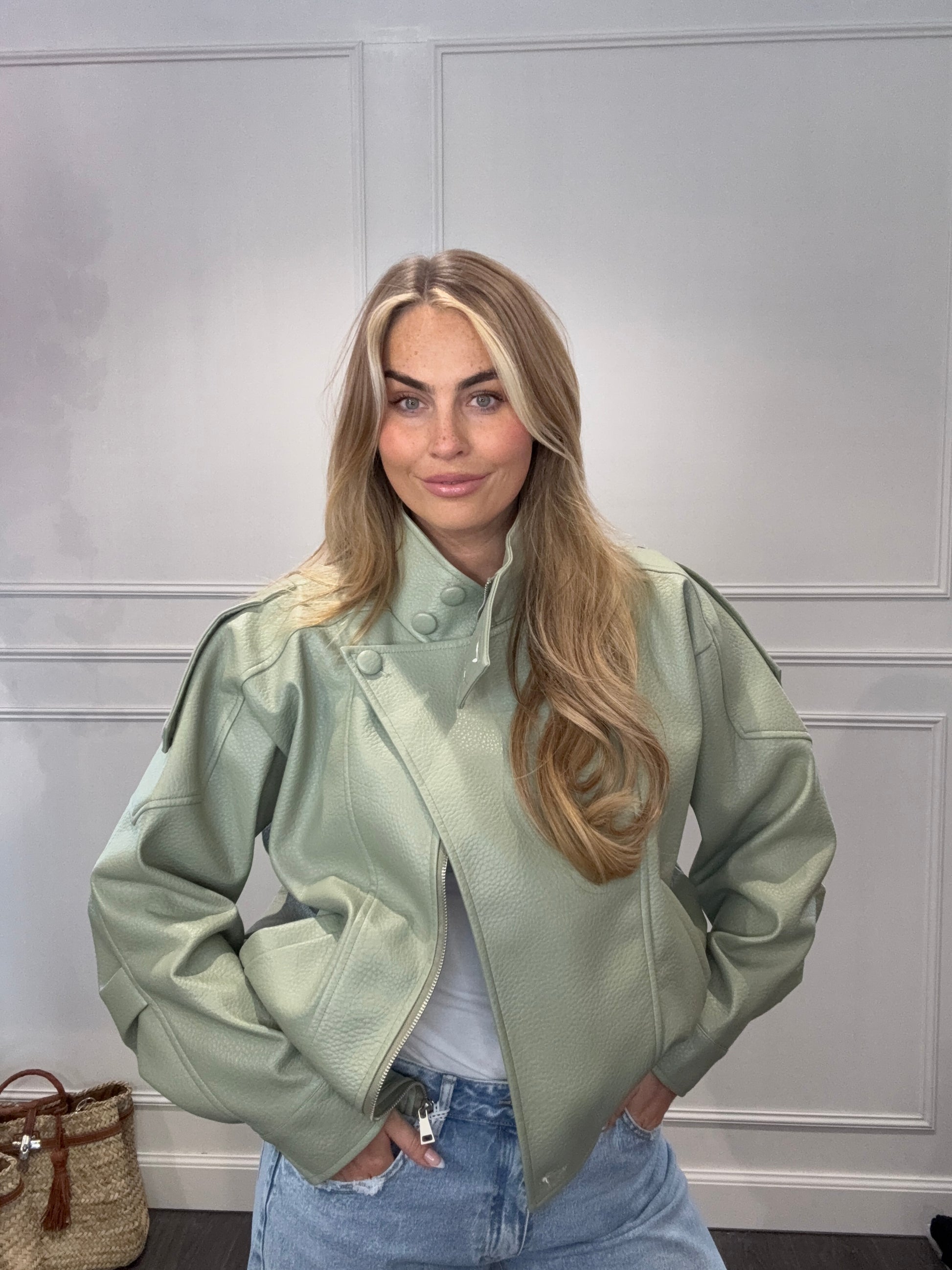 Jasje Ambika Vegan Leer Groen Ambika