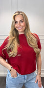 Mandy Jane Top Wijn Rood
