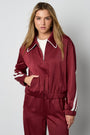 Satin Look Sporty Jacket