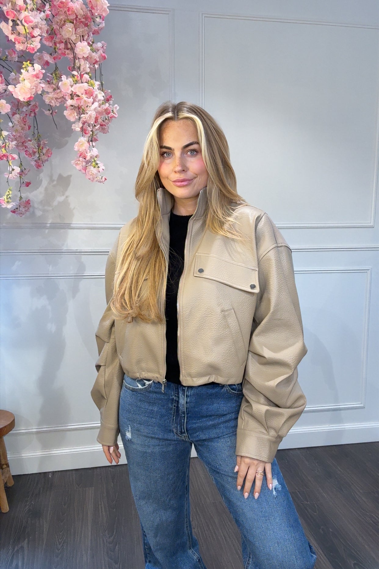 Jack Ambika Beige Vegan Leer