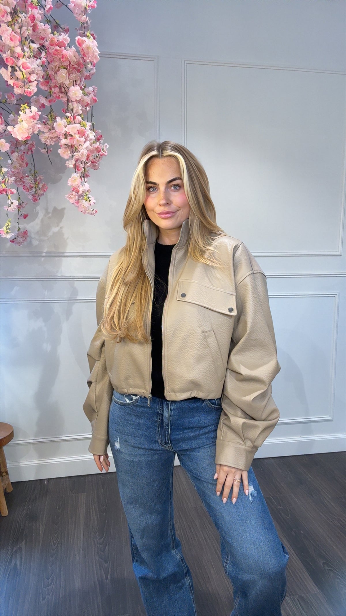 Jack Ambika Beige Vegan Leer