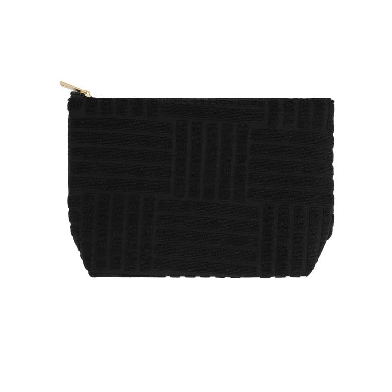 Lightweight Jacquard Travel Makeup Bag
