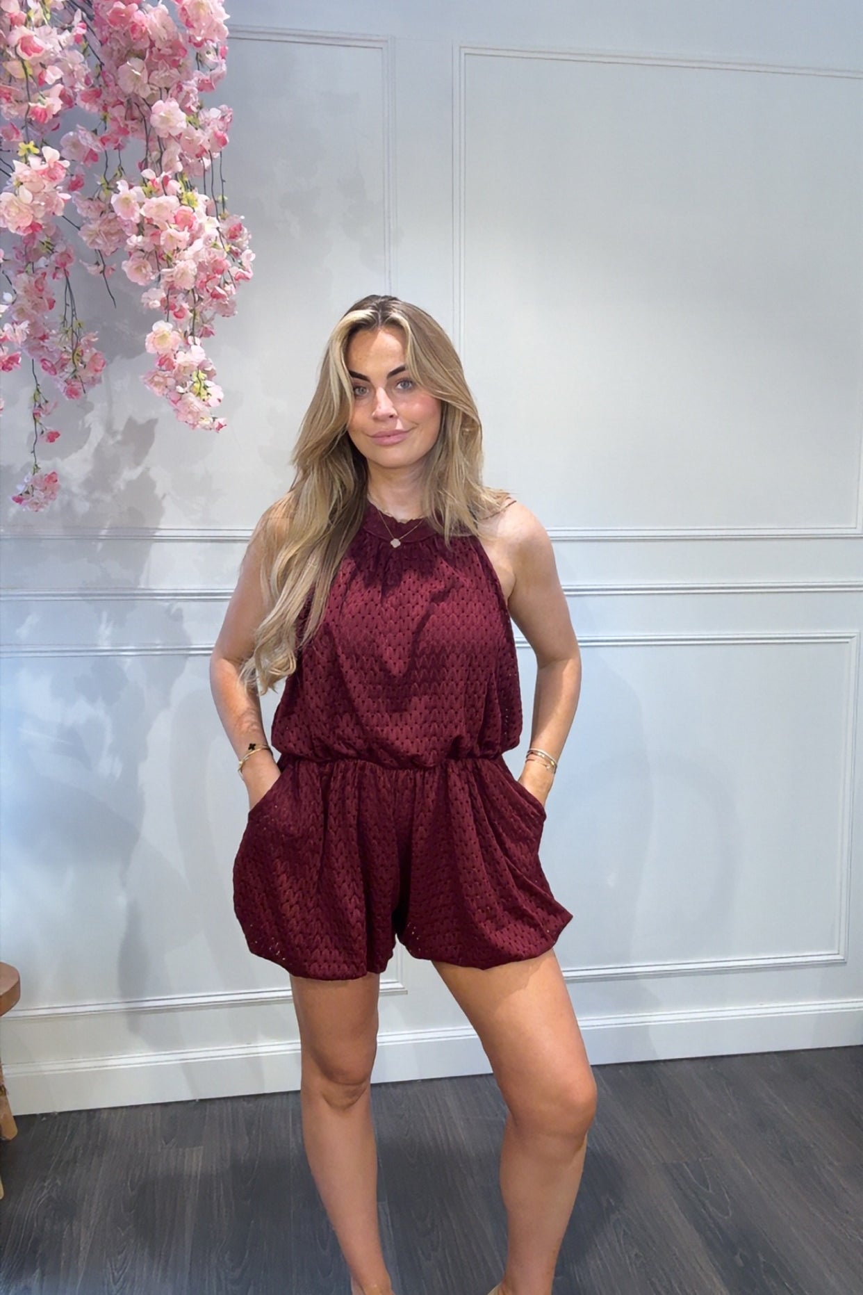 Jumpsuit Rood Kort