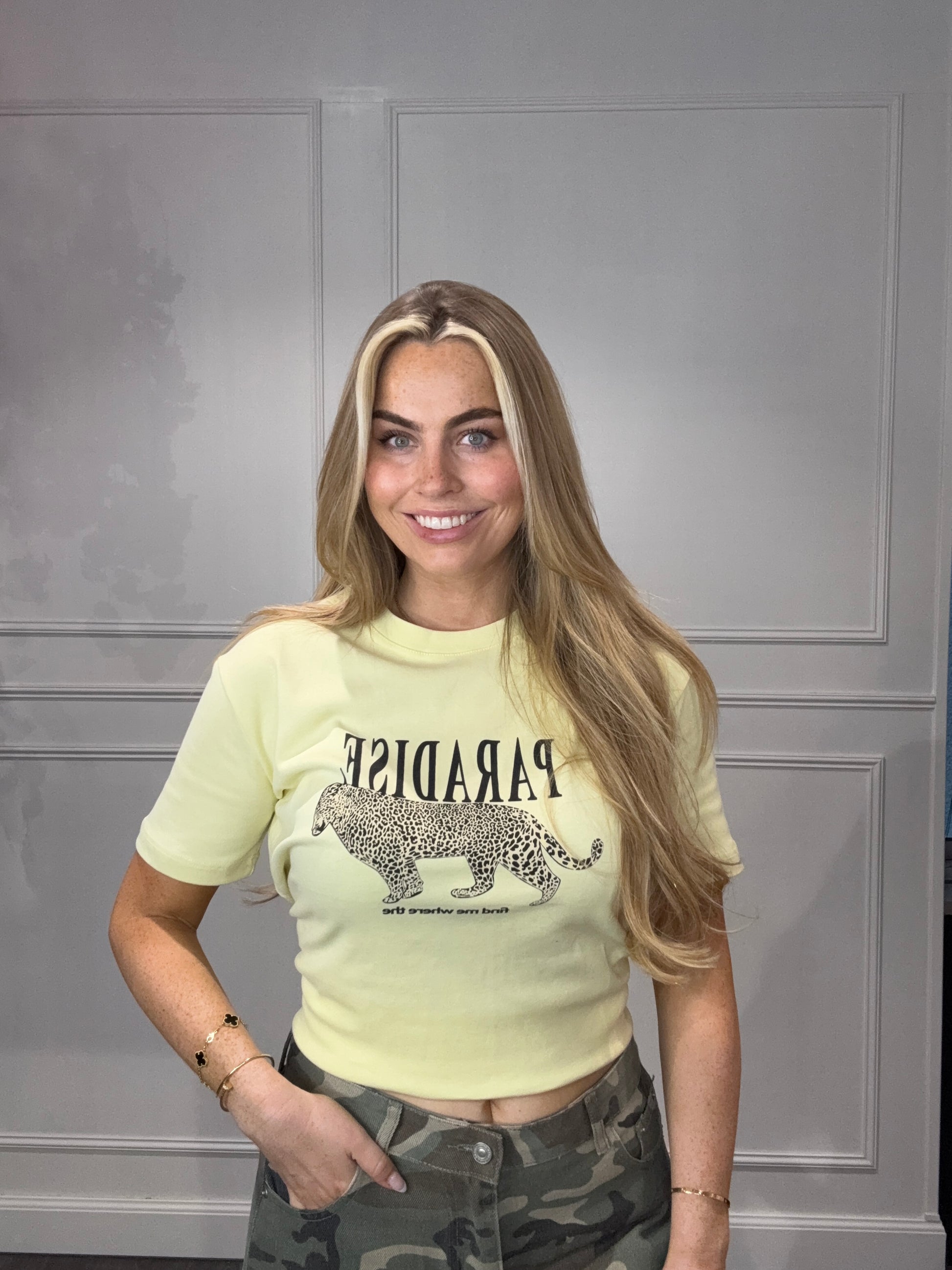 T-Shirt Yellow Panter