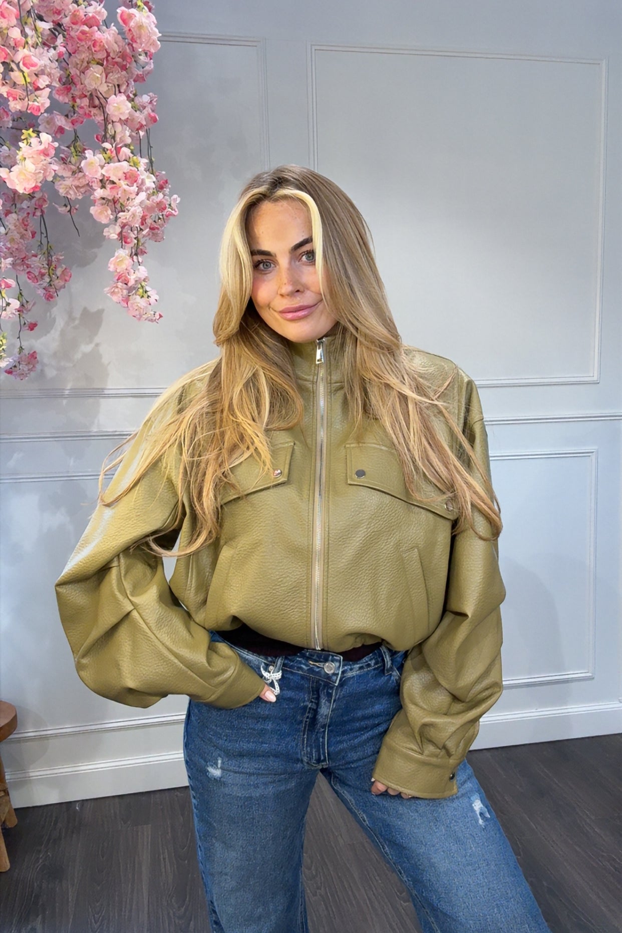 Jack Ambika vegan Leer Groen