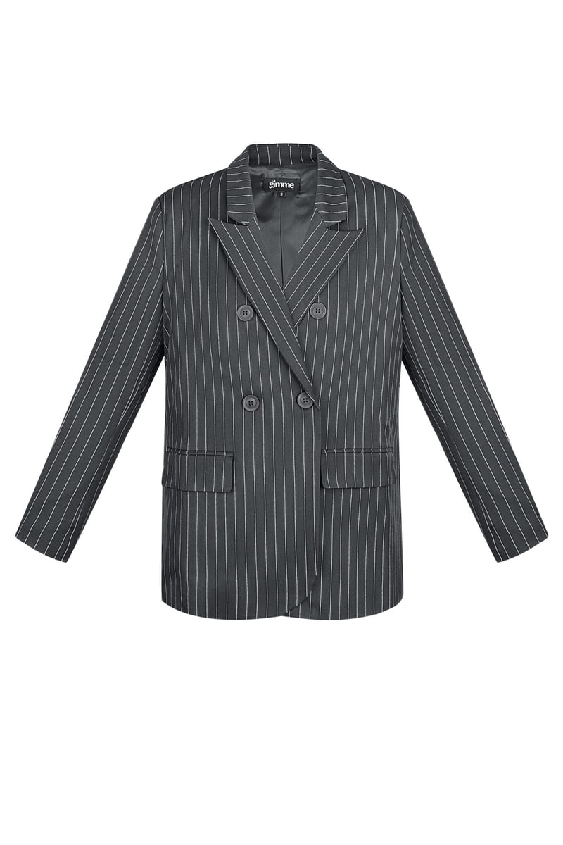 Pinstripe Blazer
