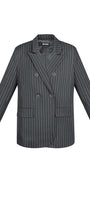 Pinstripe Blazer