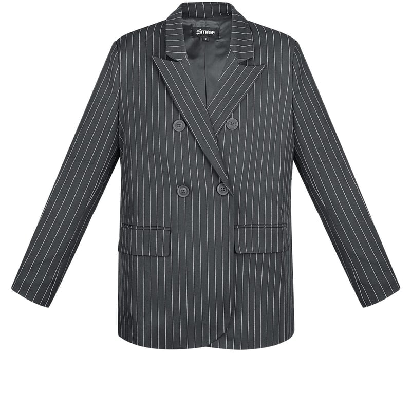 Pinstripe Blazer