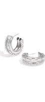 Iron Hoop Earrings circle Elegant Christmas Luxurious Series Women's jewelry